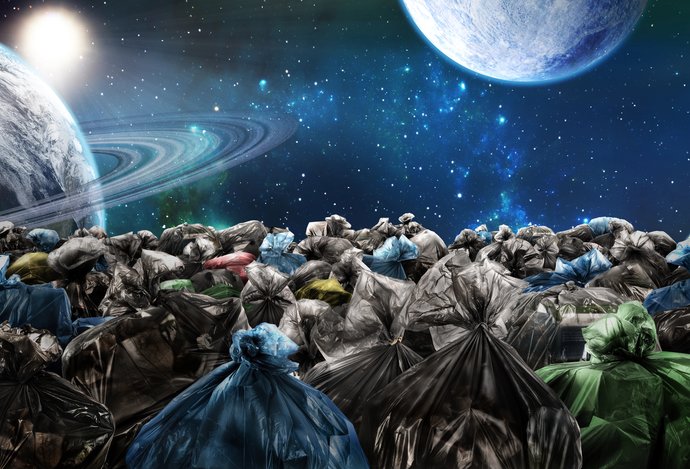 Photo Vyvážanie odpadu do vesmíru: dobrý nápad alebo nočná mora?