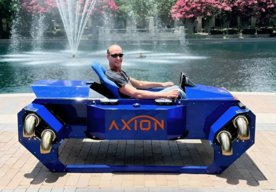 Photo FusionFlight Axion: lietajúce pretekárske auto poháňané prúdovými motormi