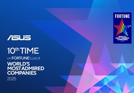 Photo ASUS oslavuje 10. zaradenie do zoznamu Fortune’s World’s Most Admired Companies