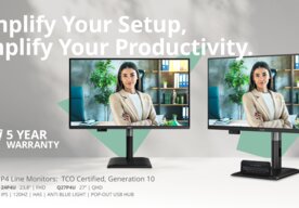 Photo Řada AOC Professional P4: 120Hz monitory s vysouvacími USB a pětiletou zárukou