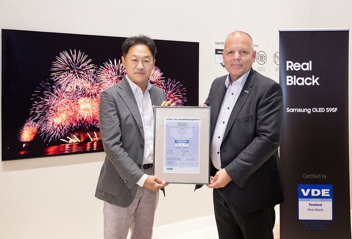 Photo Televízory Samsung OLED v modelovej sérii 2025 získali vďaka špičkovej obrazovej kvalite prestížny certifikát Real Black