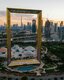 Photo Red Bull spúšťa globálnu súťaž Tetris s 2 500 dronmi v 150-metrovom Dubai Frame
