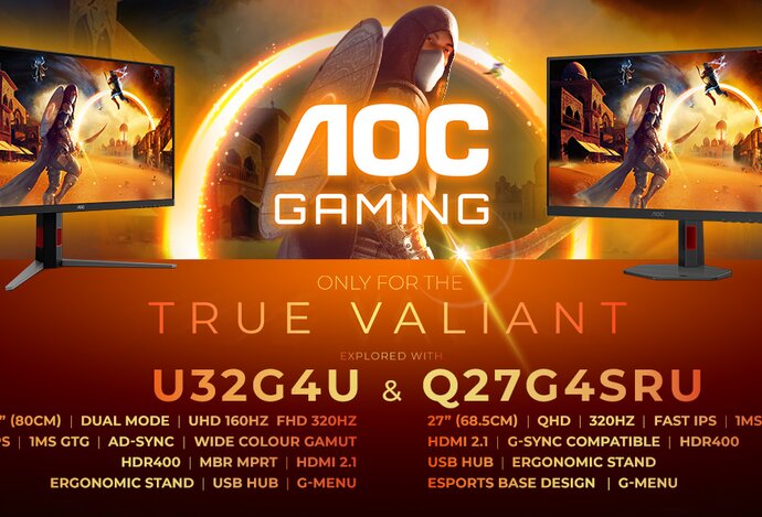 Photo AGON by AOC: Dva výkonné herní monitory s frekvencí 320 Hz