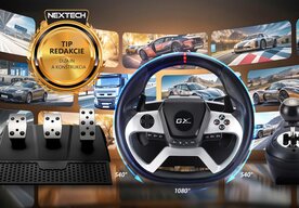 Photo Genius SpeedMaster X5 FF / Automobilový simulátor  s force feedbackom 