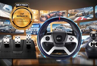 Photo Genius SpeedMaster X5 FF / Automobilový simulátor  s force feedbackom 