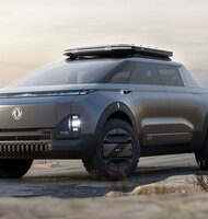 Photo Elektrický pickup sa ako Transformer môže stlačením jediného tlačidla zmeniť na úplne iný typ vozidla