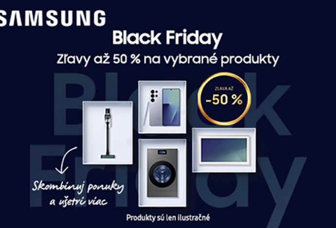 Photo Samsung Black Friday je tu. Využi množstvo výhod vrátane nákupu druhého zariadenia s výraznou zľavou