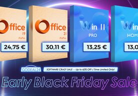 Photo Zľavy na skorý Black Friday: Originálna licencia na MS Office 2021 a Windows 11 Lifetime už od 10€ na Godeal24!