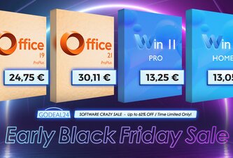 Photo Zľavy na skorý Black Friday: Originálna licencia na MS Office 2021 a Windows 11 Lifetime už od 10€ na Godeal24!