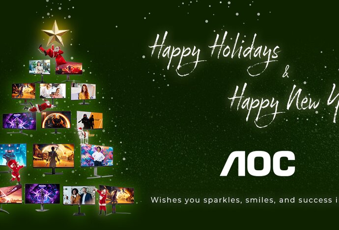 Photo Dokonalý monitor pro každé prostředí Ultimátní vánoční a novoroční dárkový průvodce AOC