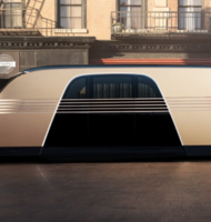 Photo Futuristický Robovan od Tesly je pripravený vyraziť na ceste 