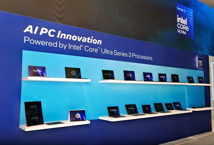 Photo CES 2026: Intel predstavil procesory Core Ultra Series 3