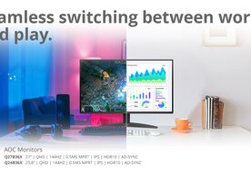 Photo AOC Q24B36X a Q27B36X – QHD monitory, které zvládnou práci i zábavu
