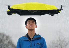 Photo Lietajúci dáždnik sa stal realitou vďaka vytrvalosti DIY nadšenca 