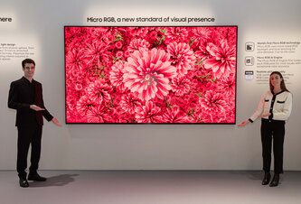 Photo Samsung na veľtrhu ISE 2026 predstavuje 3D digitálne informačné panely bez potreby špeciálnych okuliarov 