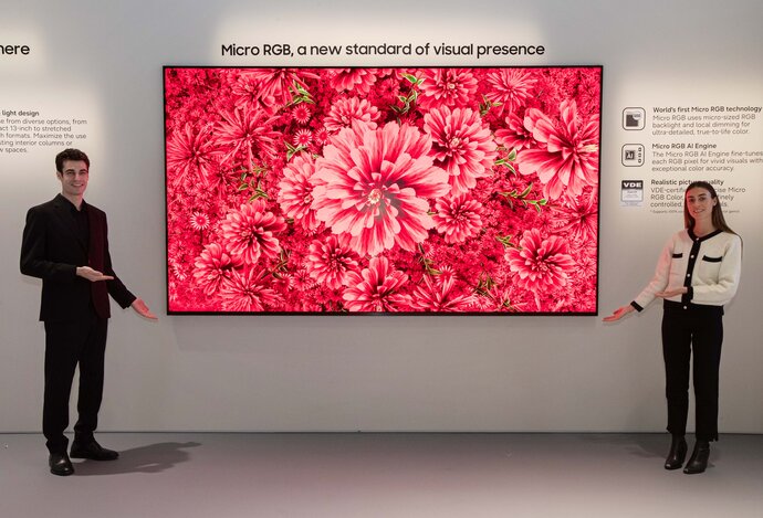 Photo Samsung na veľtrhu ISE 2026 predstavuje 3D digitálne informačné panely bez potreby špeciálnych okuliarov 
