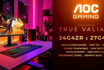 Photo AOC GAMING 24G4ZR a 27G4ZR: mimořádná reakce a dostupná cena