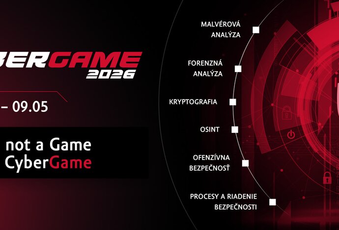 Photo Piaty ročník súťaže CyberGame hľadá talenty v kyberbezpečnosti. Potrebujeme ich vo všetkých oblastiach