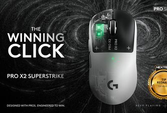 Photo Logitech Pro X2 Superstrike / Herná myš s haptickou reakciou