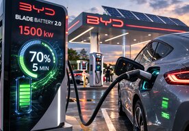 Photo Moderná nabíjacia stanica s vlastnou batériou nabije elektromobil už za 5 minút
