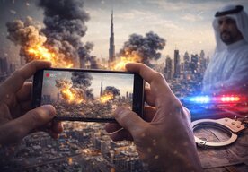Photo Zdieľanie videa zo vzdušného útoku v Dubai môže dostať turistov do väzenia 