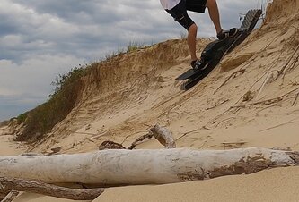 Photo Vendetta: inovatívny hybrid skateboardu, snežného skútra a tanku