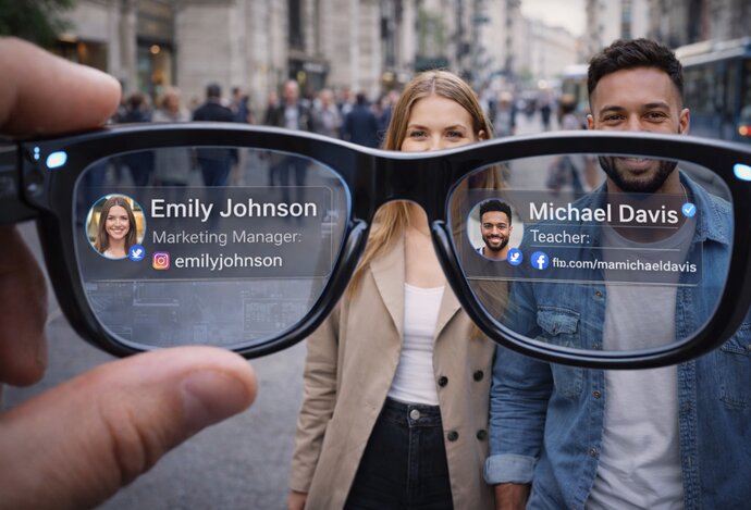 Photo Inteligentné okuliare Meta odhalia na ulici vašu identitu