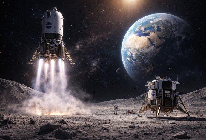 Photo NASA plánuje pristávať na Mesiaci každý mesiac