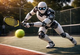 Photo Humanoidný robot Unitree G1 ukázal, že tenis už nie je len pre ľudí