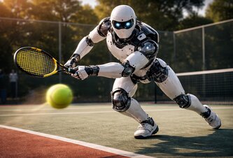 Photo Humanoidný robot Unitree G1 ukázal, že tenis už nie je len pre ľudí