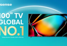 Photo Spoločnosť Hisense je v roku 2025 lídrom v celosvetových dodávkach televízorov s uhlopriečkou 100 palcov a viac