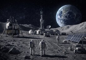 Photo NASA vybuduje na Mesiaci základňu a lunárnu mobilnú sieť