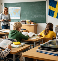 Photo Švédsko sa vracia k učebniciam a ruší tablety v triedach