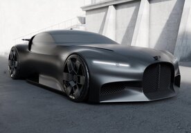 Photo Koncept Bugatti využíva karosériu, ktorá sa zatiaľ nedá vyrobiť