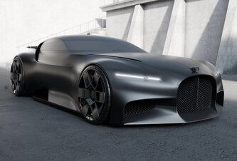 Photo Koncept Bugatti využíva karosériu, ktorá sa zatiaľ nedá vyrobiť