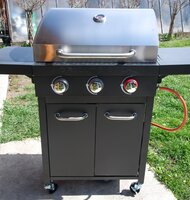 Photo Plynový gril GRILLMEISTER s tromi horákmi