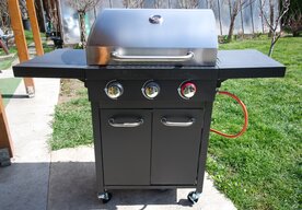 Photo Plynový gril GRILLMEISTER s tromi horákmi