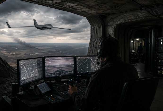 Photo Koniec éry stíhacích pilotov prichádza s dronmi riadenými na diaľku z bunkrov