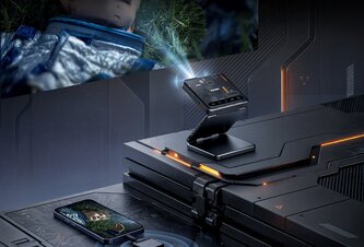 Photo Vreckový projektor s kyberpunkovým dizajnom  
