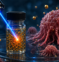 Photo Nanočastice zlata osvietené laserom otvárajú nové možnosti v liečbe rakoviny