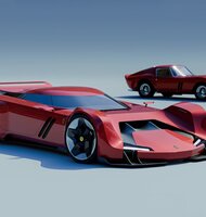 Photo Koncept Ferrari SC250 posúva dizajnérske tvary do extrému