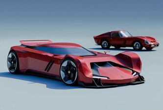Photo Koncept Ferrari SC250 posúva dizajnérske tvary do extrému