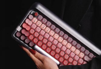 Photo Klávesnica pre ženy v dizajne luxusnej make-up palety