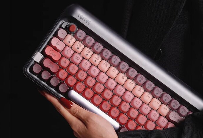 Photo Klávesnica pre ženy v dizajne luxusnej make-up palety
