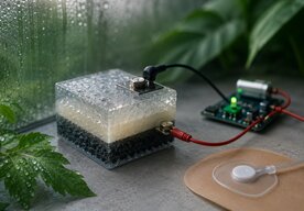 Photo Nový generátor vyrába elektrinu z okolitej vlhkosti vzduchu