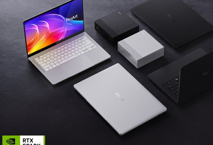 Photo Computex 2026: Notebooky a mini PC ASUS ProArt so superčipom NVIDIA RTX Spark