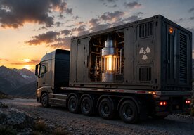 Photo Mobilný jadrový reaktor na nákladnom aute zabezpečí dostatok energie aj desiatky rokov