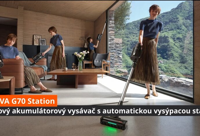 Photo Mova G70 tyčový vysávač s vysýpacou stanicou