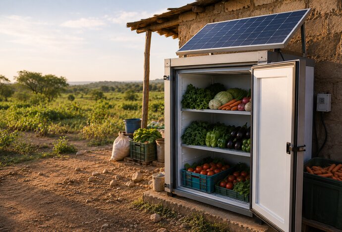 Photo Solárne chladničky chránia úrodu a zabezpečujú farmárom vyššie príjmy