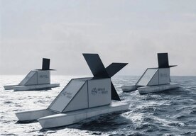Photo Veterná turbína z hliníka a plachtoviny prinesie elektrinu do odľahlých oblastí